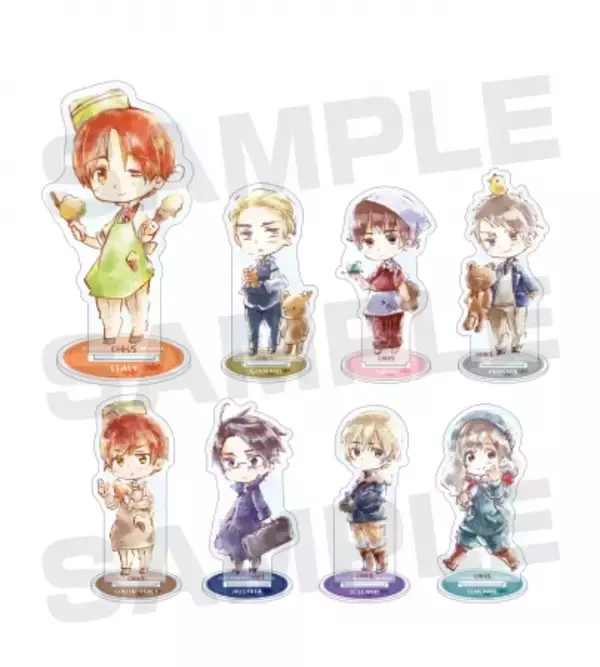 「『ヘタリア』POP UP SHOP開催決定！デフォルメしたAni-Artデザイングッズを先行販売」の画像