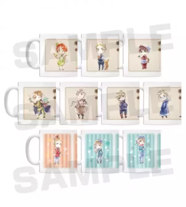 「『ヘタリア』POP UP SHOP開催決定！デフォルメしたAni-Artデザイングッズを先行販売」の画像