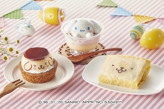 『サンリオ』ポムポムプリン＆シナモロールが可愛いスイーツになって登場！