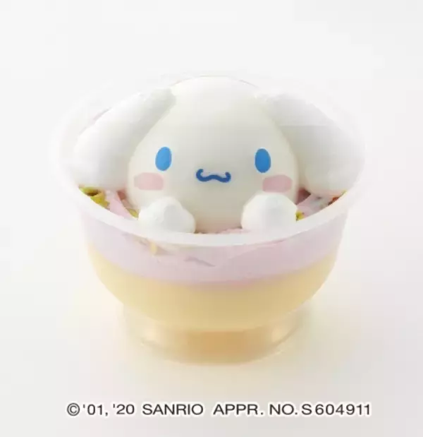 「『サンリオ』ポムポムプリン＆シナモロールが可愛いスイーツになって登場！」の画像