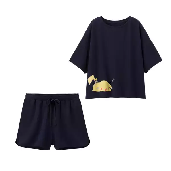 「『ポケモン』x「GU」が初コラボ！ルームウェアやワンピースなどキュートなアイテムが多数登場」の画像