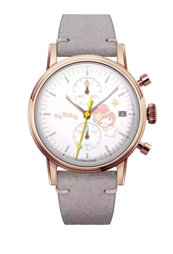 「『サンリオ』マイメロディ＆クロミモデルの腕時計が登場！身につけた人しか楽しめない背面も要チェック」の画像