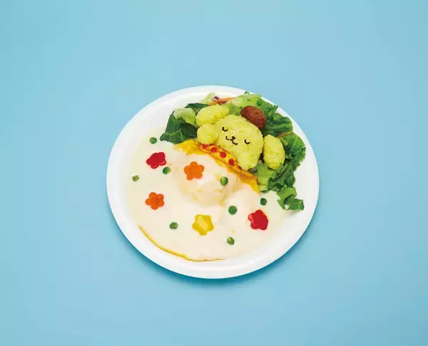 『サンリオ』いちご新聞にて紹介されたキャラクターフードのレシピが期間限定公開！ポムポムプリンのオムライスなど