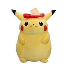 『ポケモン』キョダイマックスしたピカチュウ＆ニャースの“超キョダイぬいぐるみ”が販売決定！
