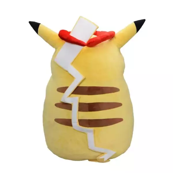 「『ポケモン』キョダイマックスしたピカチュウ＆ニャースの“超キョダイぬいぐるみ”が販売決定！」の画像