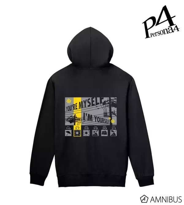 「『ペルソナ4』新作グッズのジップパーカー・BIGジップトートバッグ・キーケースが販売決定！」の画像