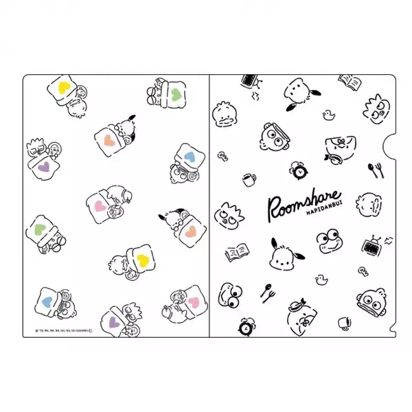 「『サンリオ』ポチャッコ、ばつ丸らが参加する史上初のユニットキャラ「はぴだんぶい」限定アート商品が販売決定！」の画像