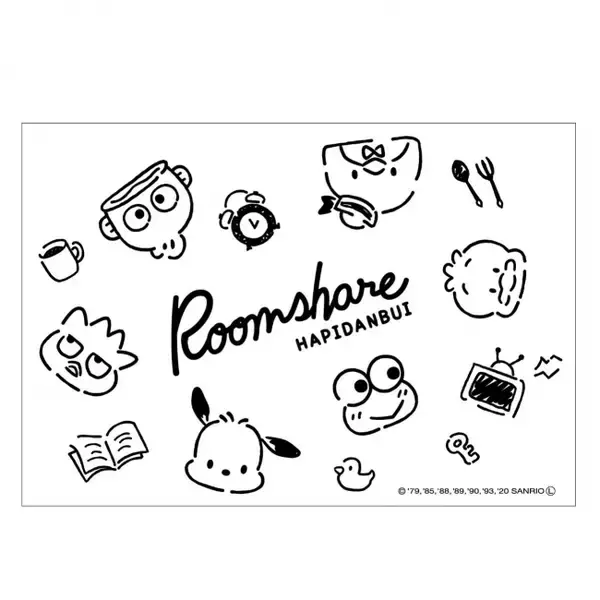 「『サンリオ』ポチャッコ、ばつ丸らが参加する史上初のユニットキャラ「はぴだんぶい」限定アート商品が販売決定！」の画像