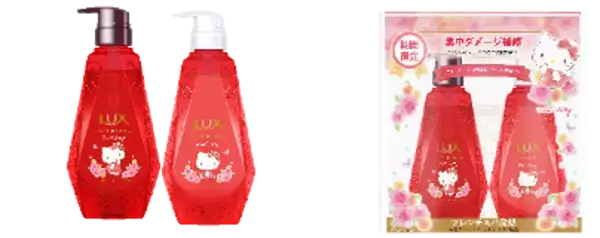 「『サンリオ』x「LUX」キティ・マイメロディ・ポムポムプリンの限定パッケージ商品が登場！」の画像