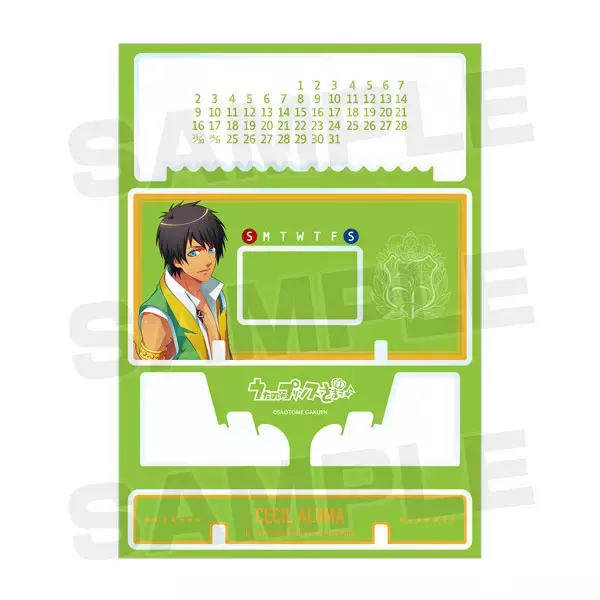 「『うたプリ』ST☆RISHの卓上アクリル万年カレンダーが登場！年月が経過しても半永久的に使用可能」の画像