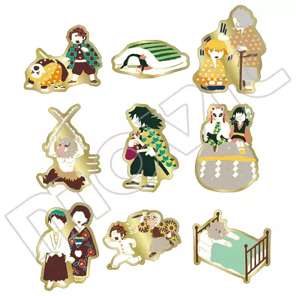 鬼滅の刃』新グッズ「ゆるパレットピンズコレクション」登場！名シーン 