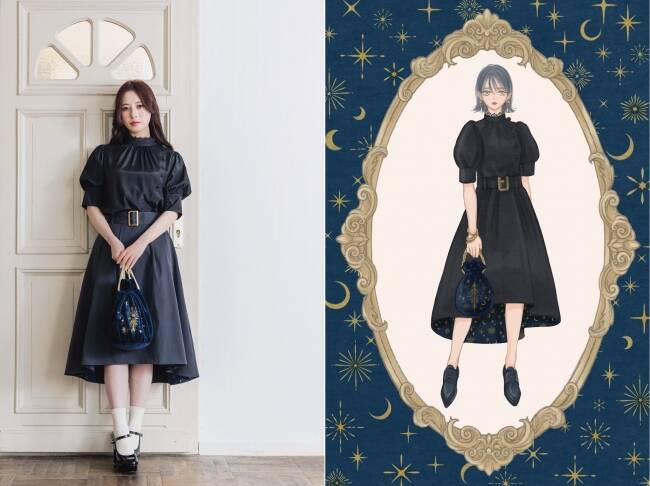“魔法にかけられたい”大人女子に贈るアパレルアイテムが登場！ワンピース・セットアップ・ポーチなど