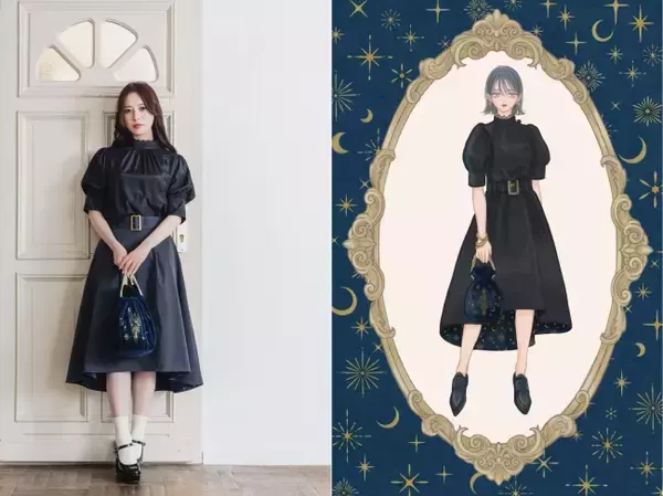 「“魔法にかけられたい”大人女子に贈るアパレルアイテムが登場！ワンピース・セットアップ・ポーチなど」の画像