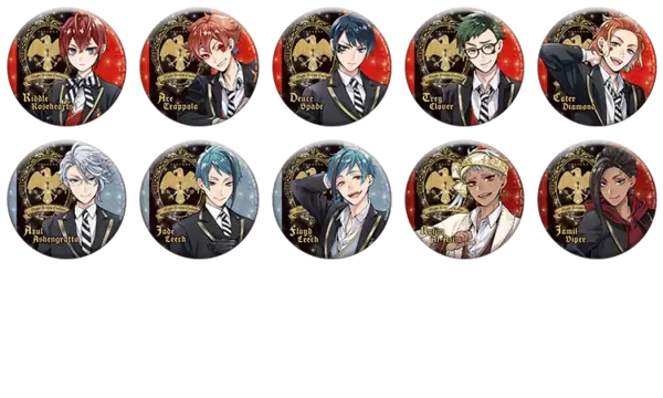 「『ツイステ 』プライズ商品続々登場！人気の「ともぬい」「ネームバッジ」に加え「缶バッジ」の再販も」の画像