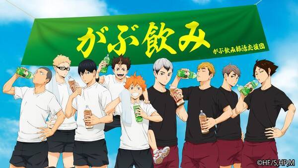 ハイキュー Ttt X がぶ飲み 再びコラボ 日向 影山 宮兄弟たちが がぶ飲み を飲む描き下ろし公開 年6月10日 エキサイトニュース