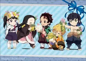 鬼滅の刃 描き下ろしホワイトデーイラスト公開 全国のアニメイト他にポスター掲出 年3月11日 エキサイトニュース