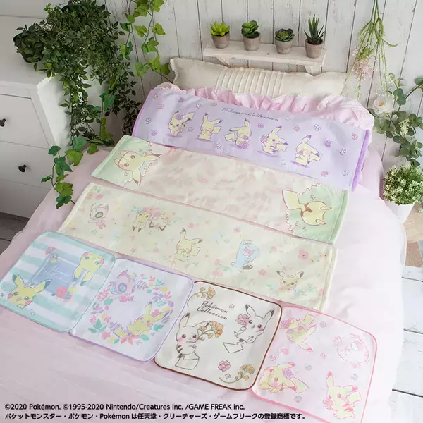 「『ポケモン』新作一番くじ販売決定！ふんわりオトナかわいいイラストを使用したグッズがラインナップ」の画像