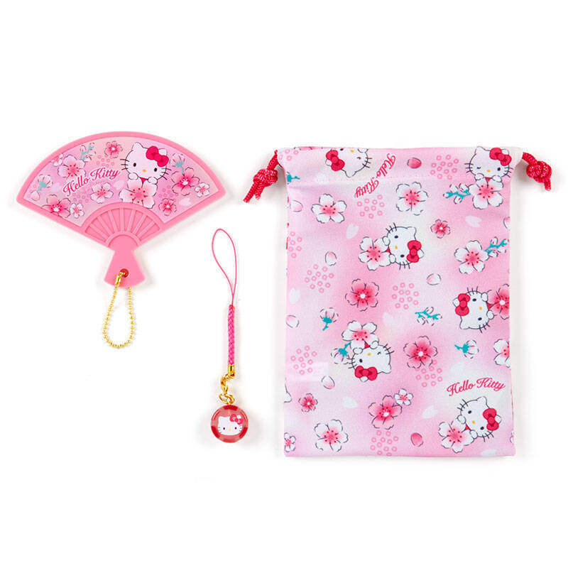 『サンリオ』夏祭りや夕涼みにぴったりなサマーグッズ新登場！和柄ガーゼタオル・扇子・手鏡&根付けセットなど