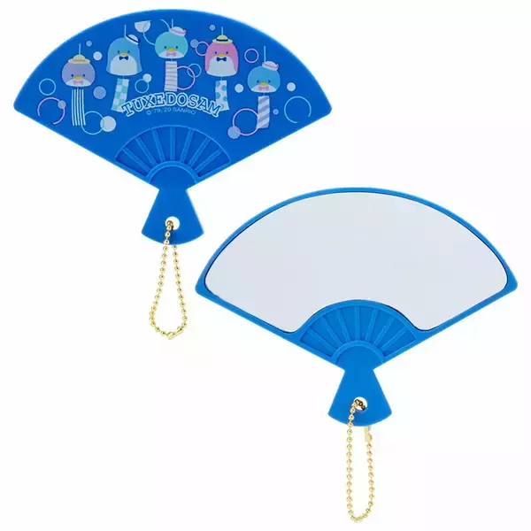 「『サンリオ』夏祭りや夕涼みにぴったりなサマーグッズ新登場！和柄ガーゼタオル・扇子・手鏡&根付けセットなど」の画像
