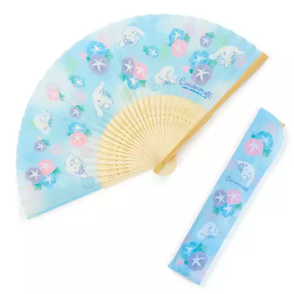 「『サンリオ』夏祭りや夕涼みにぴったりなサマーグッズ新登場！和柄ガーゼタオル・扇子・手鏡&根付けセットなど」の画像