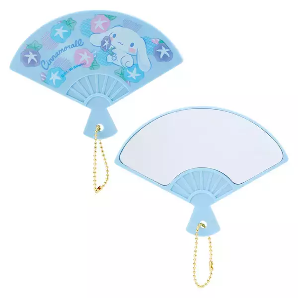 「『サンリオ』夏祭りや夕涼みにぴったりなサマーグッズ新登場！和柄ガーゼタオル・扇子・手鏡&根付けセットなど」の画像