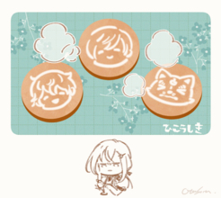 『刀剣乱舞』小津先生が非公式イラストを公開！乱藤四郎がクッキーに絵を描く「本丸視察報告」の裏側が描かれる