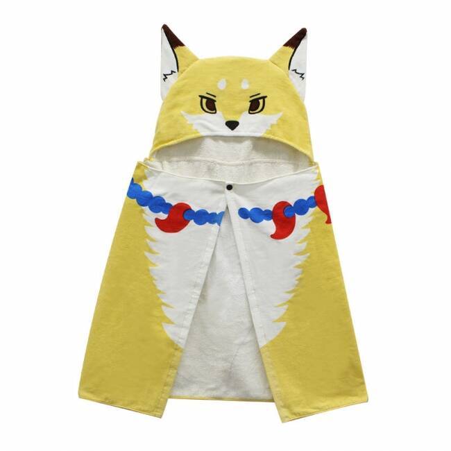 「刀剣乱舞 みんくじ～タオルの陣 〜」ダブルゲット賞に“鳴狐の相棒”お供の狐フード付きタオルが登場！