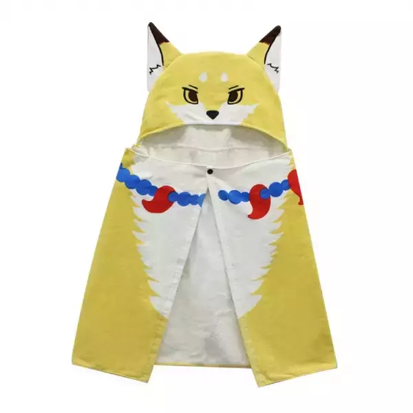 「「刀剣乱舞 みんくじ～タオルの陣 〜」ダブルゲット賞に“鳴狐の相棒”お供の狐フード付きタオルが登場！」の画像