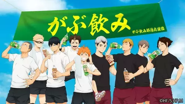 『ハイキュー!!TTT』x「がぶ飲み」コラボ景品発表！烏野&稲荷崎の描き下ろしを使用したチケットホルダーなど