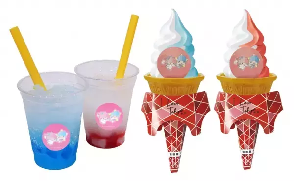 「『サンリオ』リトルツインスターズ x「東京タワー」夏の風物詩満載のプロジェクションマッピングが登場！」の画像