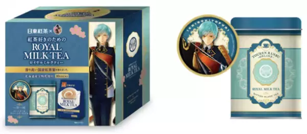 「『刀剣乱舞』x「日東紅茶」一期一振、鶴丸国永、鶯丸のコラボパッケージが登場！オリジナルキャニスター缶・コースター付き」の画像