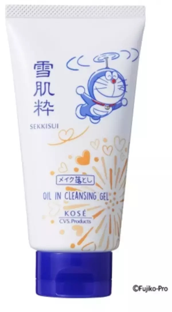 「『ドラえもん』x「雪肌粋」華やかな花火とドラえもんが描かれたコラボパッケージが登場！」の画像