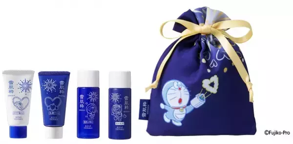 「『ドラえもん』x「雪肌粋」華やかな花火とドラえもんが描かれたコラボパッケージが登場！」の画像