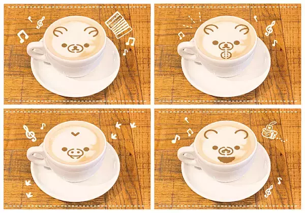 「『リラックマ』x「タワレコ」はちみつの森の音楽会がテーマのコラボ開催！コラボカフェ、グッズ、コンピCDが登場」の画像