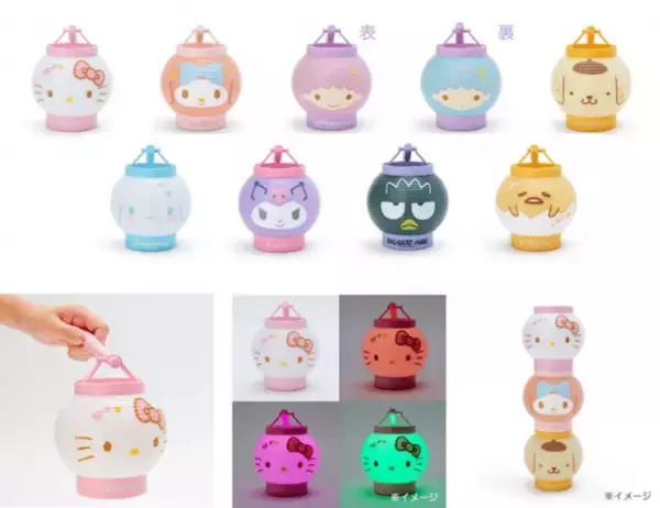 「『サンリオ』縁日をモチーフにした新グッズが登場！キャラが浴衣姿や屋台の食べ物などに変身したキュートなグッズ」の画像