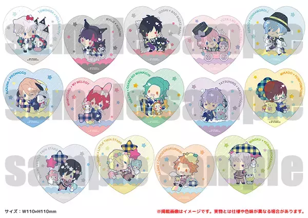 「『Bプロ』x「サンリオ」コラボイラストを使用したグッズを販売！期間限定ショップ開催決定&事後通販も実施」の画像