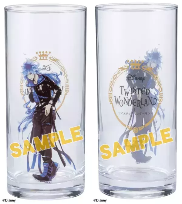 「『ツイステ』寮長＆各寮モチーフのロング＆ミニグラスが登場！入れるドリンクによって色々な雰囲気が楽しめそう」の画像