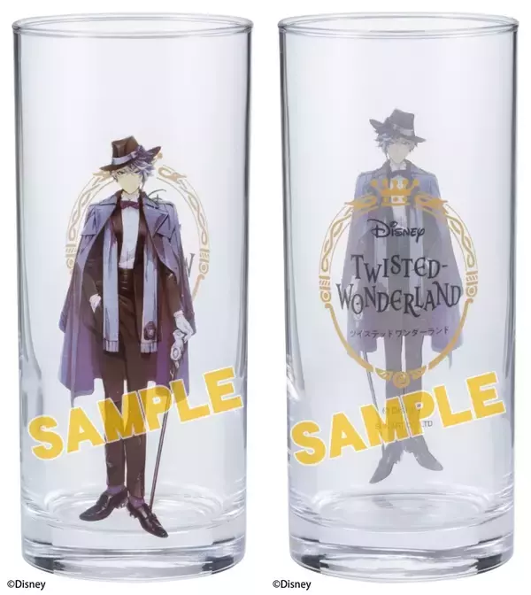 「『ツイステ』寮長＆各寮モチーフのロング＆ミニグラスが登場！入れるドリンクによって色々な雰囲気が楽しめそう」の画像