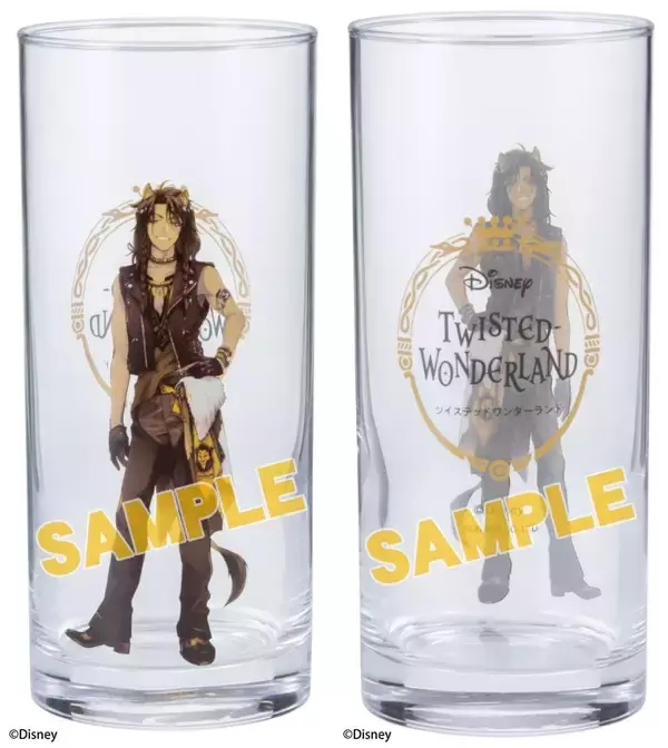 「『ツイステ』寮長＆各寮モチーフのロング＆ミニグラスが登場！入れるドリンクによって色々な雰囲気が楽しめそう」の画像