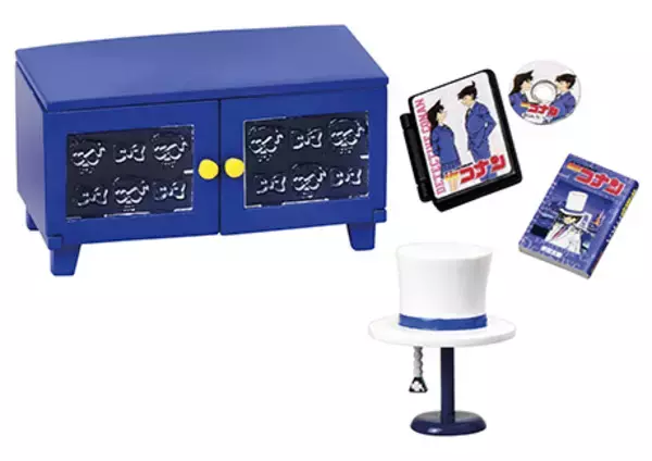 「『名探偵コナン』ぷちサンプル「大好き！コナンROOM」登場！付属のジオラマでこだわりたっぷりのお部屋を再現しよう」の画像