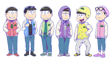 TVアニメ『おそ松さん』第3期の新衣装 “スタジャン姿”の6つ子が初公開！格好良くポーズを決め個性が光る着こなしに注目