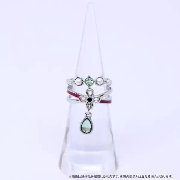 『アイナナ』ŹOOĻ記念日2019の衣装をイメージした2連リング登場！雫型ストーン&衣装のえんじ色がアクセント