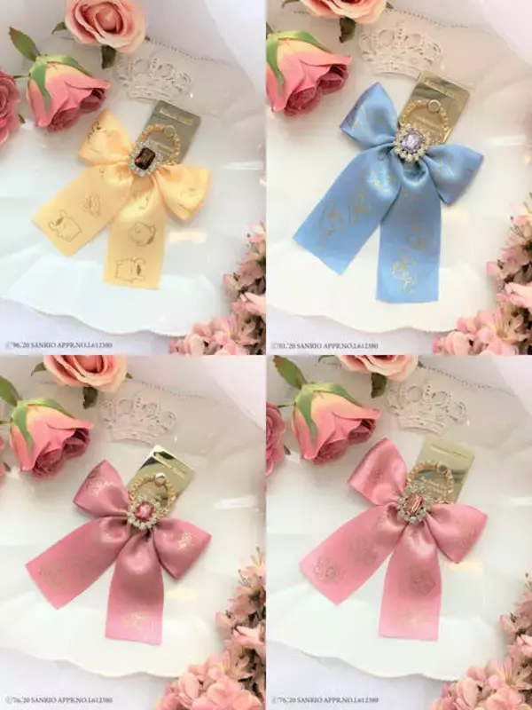 「『サンリオ』×「メゾンドフルール」ポムポムプリン・マイメロなどたれ耳キャラが大集合♪インパクトのあるフェイスモチーフアイテム登場」の画像