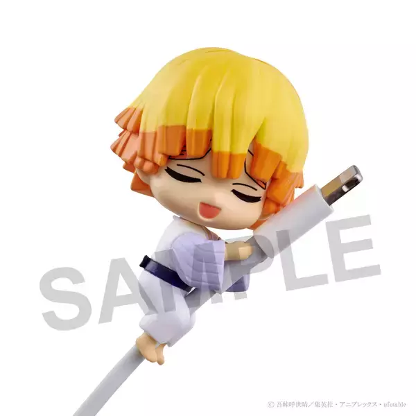 「『鬼滅の刃』カナヲ・玄弥・アオイも登場！充電ケーブルの断線予防をしてくれるフィギュアの新作販売決定」の画像