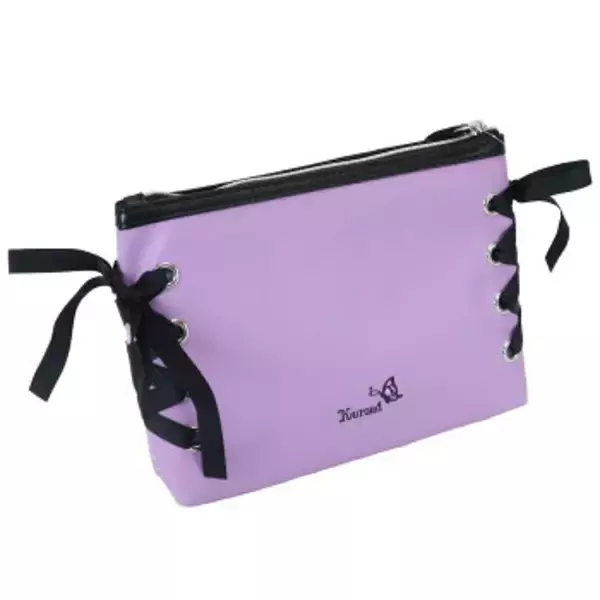 「『サンリオ』シナモロール&クロミのコスメポーチが登場！レースアップやリボンが可愛い全6種」の画像