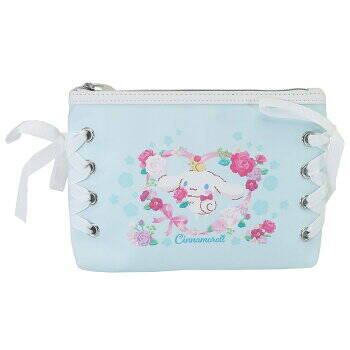 『サンリオ』シナモロール&クロミのコスメポーチが登場！レースアップやリボンが可愛い全6種