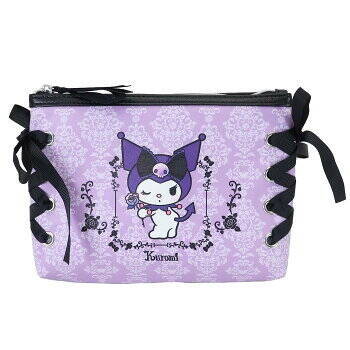 『サンリオ』シナモロール&クロミのコスメポーチが登場！レースアップやリボンが可愛い全6種