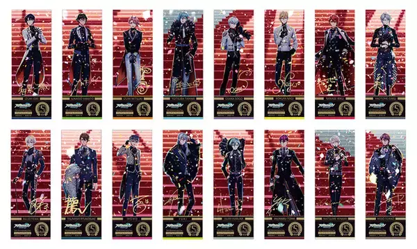 『アイナナ』5周年フェアがアニメイトで開催！5周年ビジュアルを使用したノベルティ「フェスチケ風カード」&新作グッズが登場