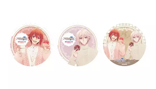 「『アイナナ Second BEAT!』x「DECOTTO」陸と天をイメージしたコラボドーナツ公開！ノベルティや限定商品も」の画像