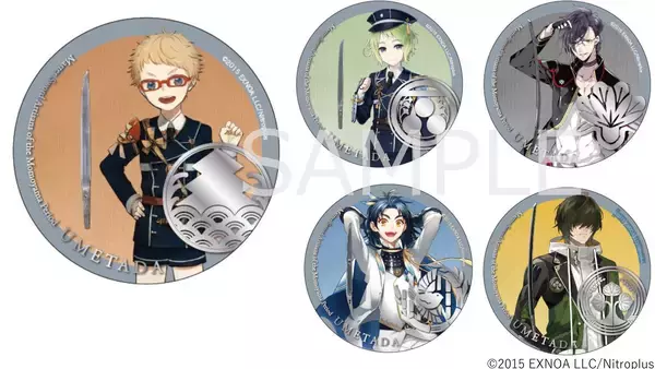 「『刀剣乱舞』明石国行、太鼓鐘貞宗、桑名江、毛利藤四郎、博多藤四郎が大阪で展示決定！コラボグッズ、等身大パネルが登場」の画像